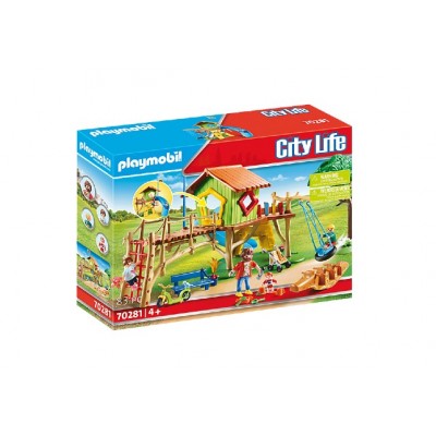 Playmobil - City Life - Parc de jeux et enfants #70281